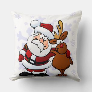 COUSSIN SANTA CLAUS ET RUDOLPH