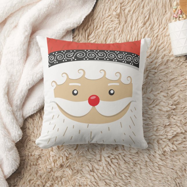 COUSSIN SANTA CLAUS NOËL JETER LE COULEUR (Couverture)