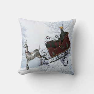 Coussin Santas Sleigh