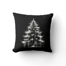 Sapin de Noël blanc chic gothique dégoulinant en d
