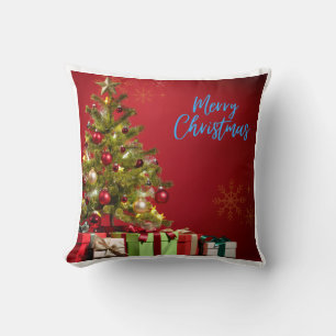 Coussin Sapin de Noël joyeux wi