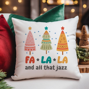 Coussin Sapins de Noël de Style Rétro Personnalisables