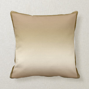 Coussin Satin Sateen Doré Brillant Glamour Moderne