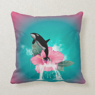 Coussin Sauter d'orque d'une fleur