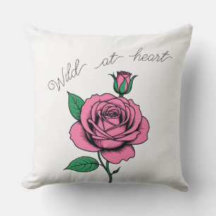 Coussin Sauvage au coeur