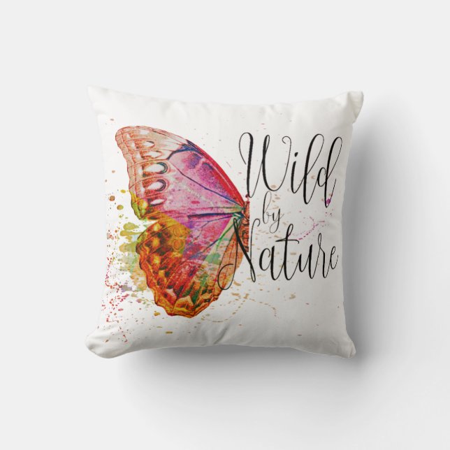 Coussin Sauvage de nature (Recto)