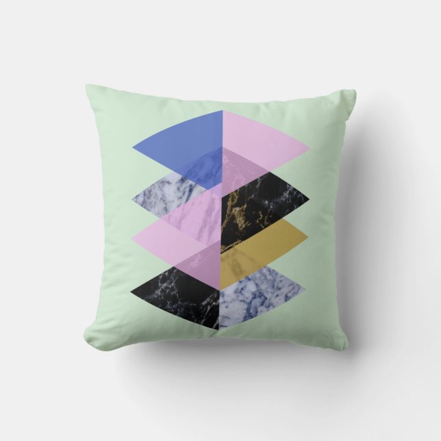 Coussin Scandinave Abstrait #886 (Recto)