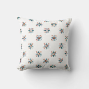 Coussin Scandinave Folk Snowflake Motiv Motif