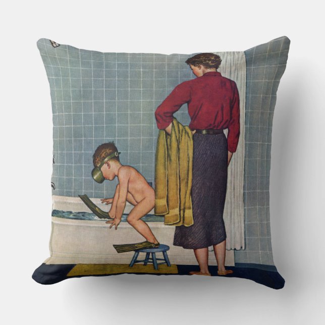 Coussin Scaphandre dans le baquet (Recto)