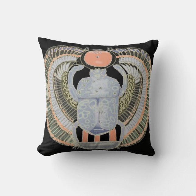 Coussin Scarab égyptien (Recto)
