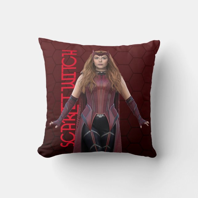 Coussin Scarlet Witch Caractère Art (Recto)