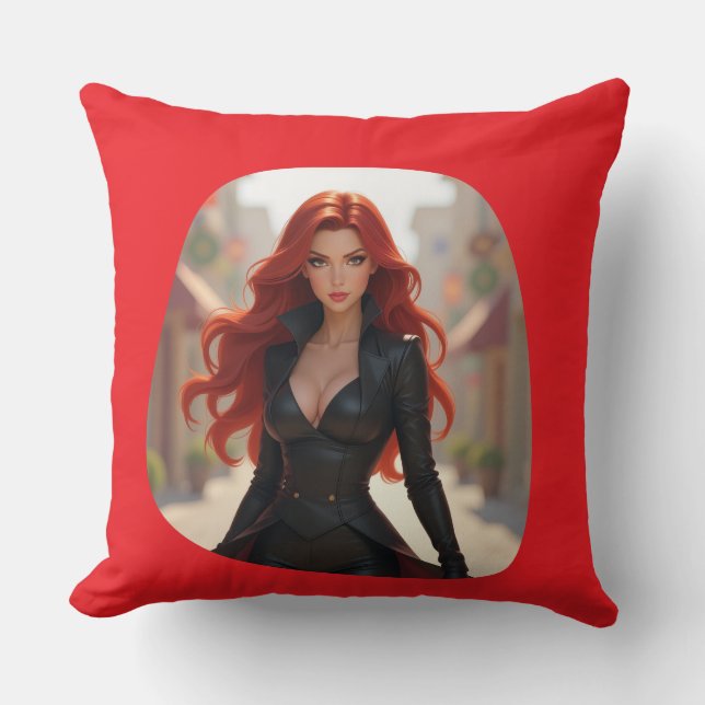 Coussin Scarlett Witch Throw Pillow (Recto)