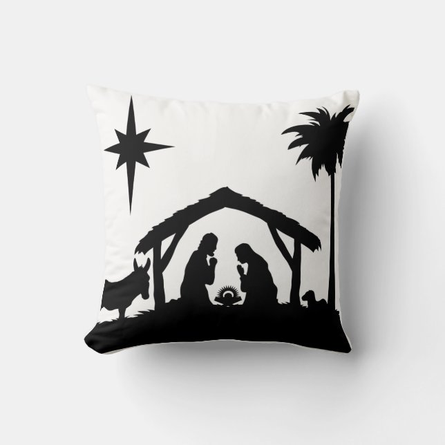Coussin Scène de nativité (Recto)