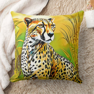 Coussin Scène d'herbe tachetée