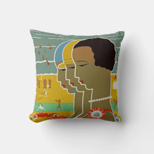 Coussin Scheveningen ~ La Haye en mer, Hollande