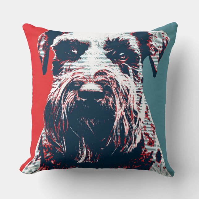 Coussin Schnauzer géant par Hope Dogs (Recto)