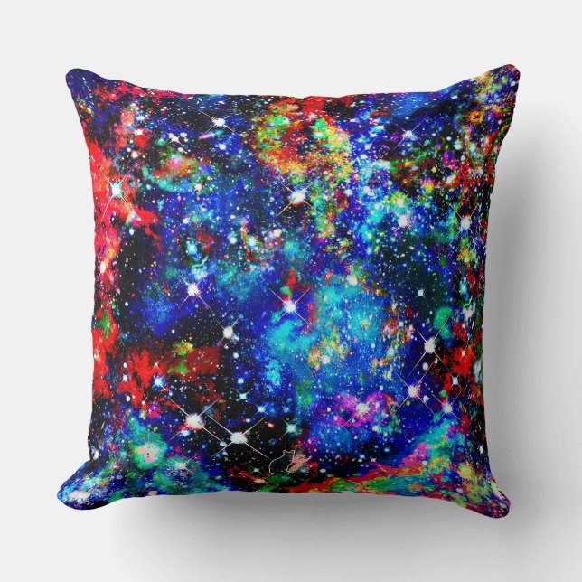 Coussin Scintillation Star Field Pillow (Recto)