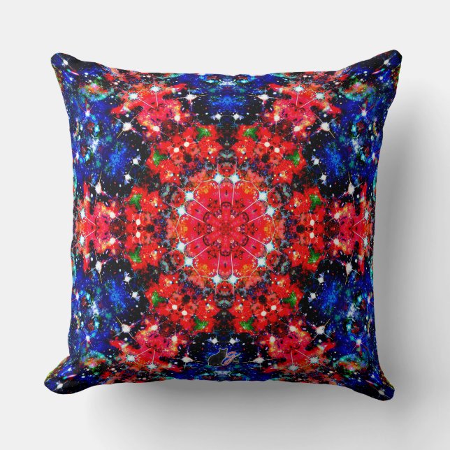 Coussin Scintillation Stellar Kaleid (Recto)