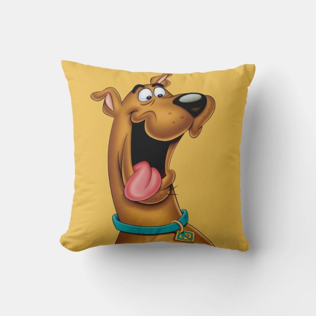 Coussin Scooby-Doo a excité le visage (Recto)
