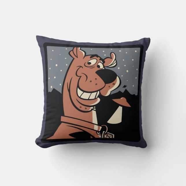 Coussin Scooby-Doo avec l'UFO (Recto)