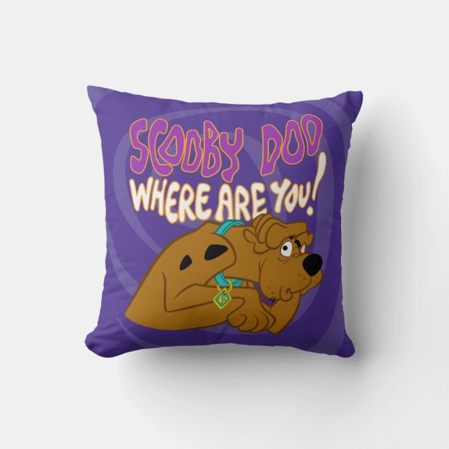 Coussin Scooby-Doo effrayé (Recto)