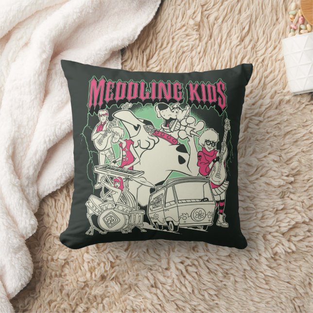 Coussin Scooby-Doo et le groupe Gang Meddling Kids Punk (Couverture)