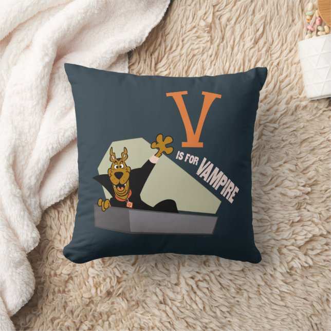 Coussin Scooby-Doo | V est pour Vampire (Couverture)