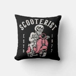 Coussin scooteriste votre slogan ici