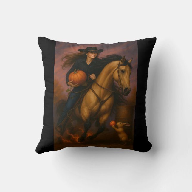 Coussin Scorching Fast Barrel Racing Team! (Verso)