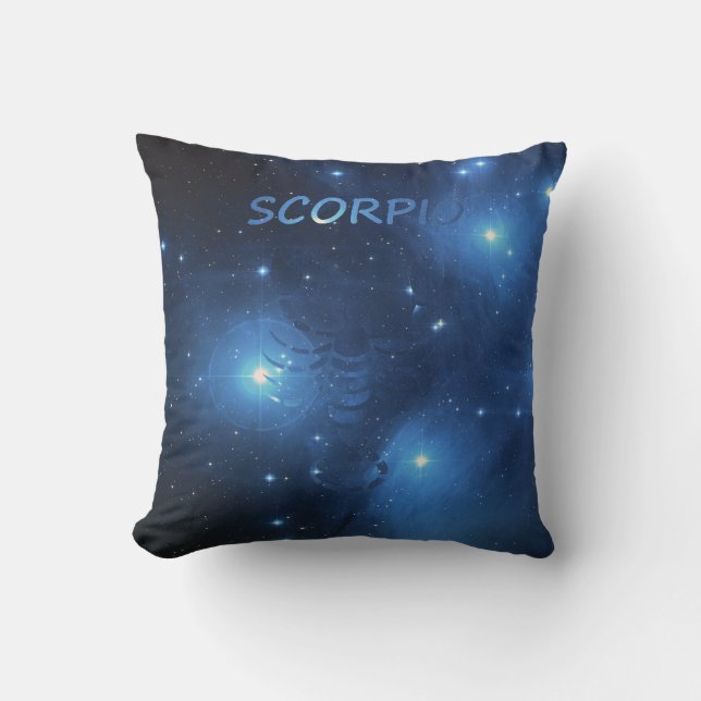 Coussin Scorpion de signe de zodiaque (Recto)