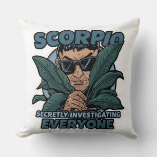 Coussin Scorpion Enquête Secrètement Tout Le Monde Drôle Z