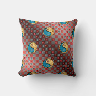 Coussin Scorpion & Lapin de Feu