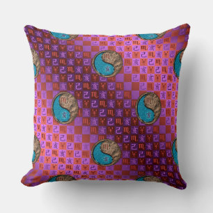 Coussin Scorpion & Sanglier de terre