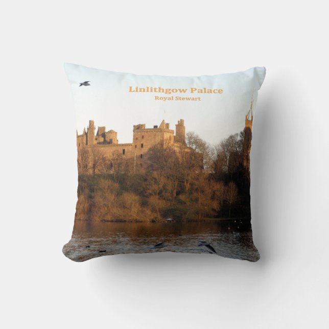 Coussin Scots Linlithgow Palace Royal Stuart Stewart Clan (Recto)