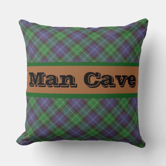 Coussin Scottie Tartan personnalisée (Recto)