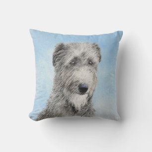 Coussin Scottish Deerhound Peinture - Cute Original Chien 