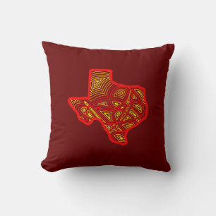 Coussin Scribble Texas