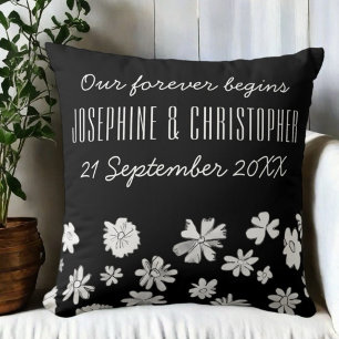Coussin Script personnalisable de pendaison de crémaillère