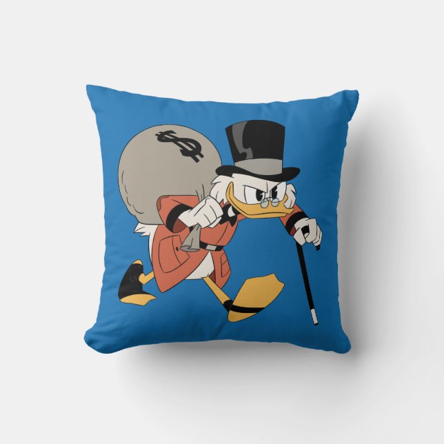 Coussin Scrooge McDuck| Trouvez votre fortune (Recto)