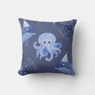 Coussin Sea Animal Square  Pillow