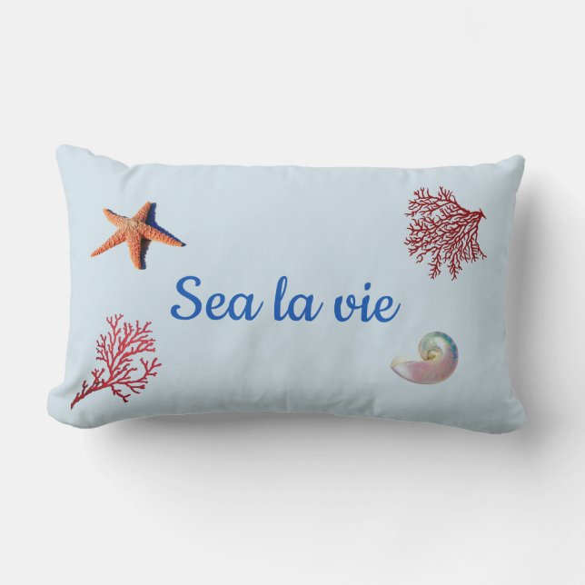 coussin Sea la vie lumbar (Recto)