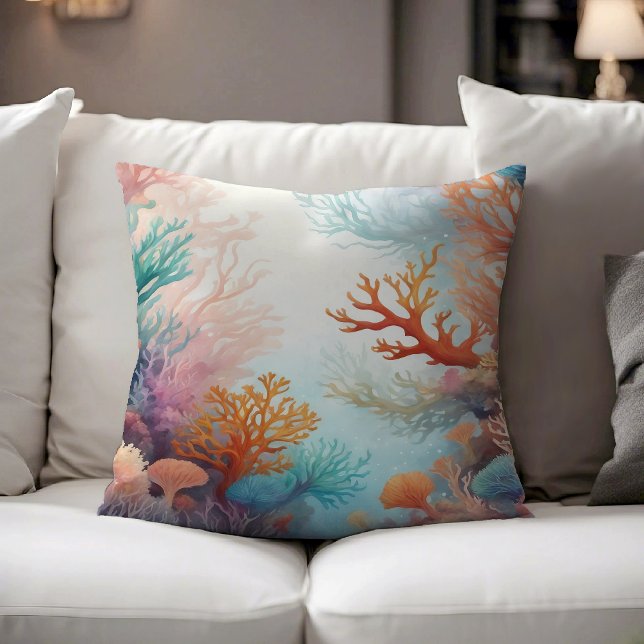 Coussin Sea Ocean Bas Corals Design 315 (Créateur téléchargé)