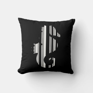 Coussin SEAHORSE BAR CODE Fish Barcode Motif Design