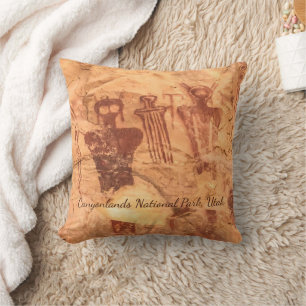 Coussin Sego Canyon Rock Art Utah Pictograph