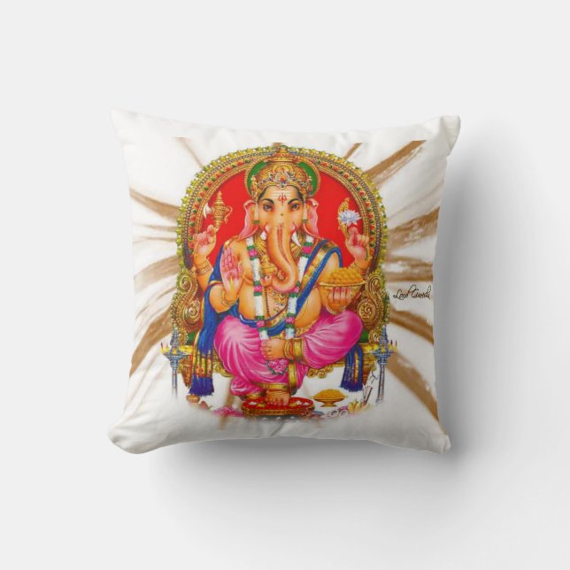 Coussin Seigneur Ganesha Shri Ganesha Shloka (Recto)