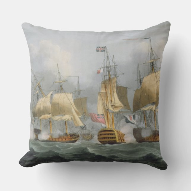 Coussin Seigneur Howe dans la Reine Charlotte, cassant (Recto)
