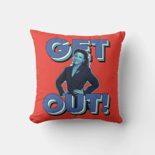 Coussin Seinfeld   Elaine - Sortez !