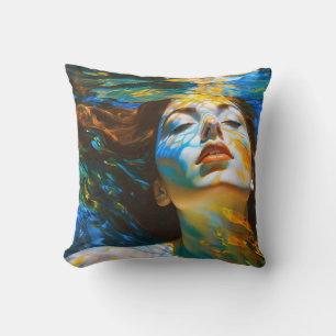 Coussin "Selene" - Femmes dans l'eau