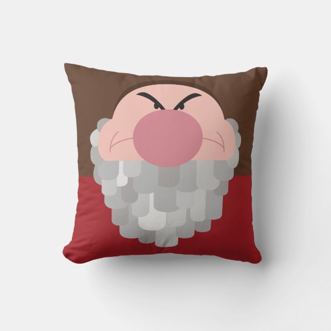 Coussin Sept nains - Corps de personnage grincheux (Recto)