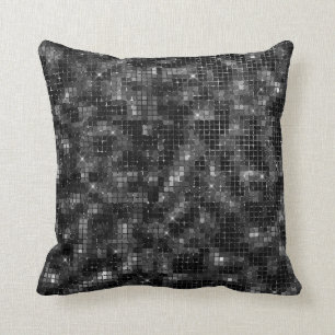 Coussin Séquin Look Black Glam Sparkine